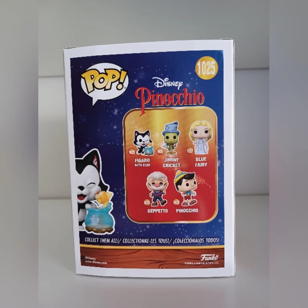 Disney Figaro With Cleo From Pinocchio 1025 Vinyl Figure Funko Pop Collectible